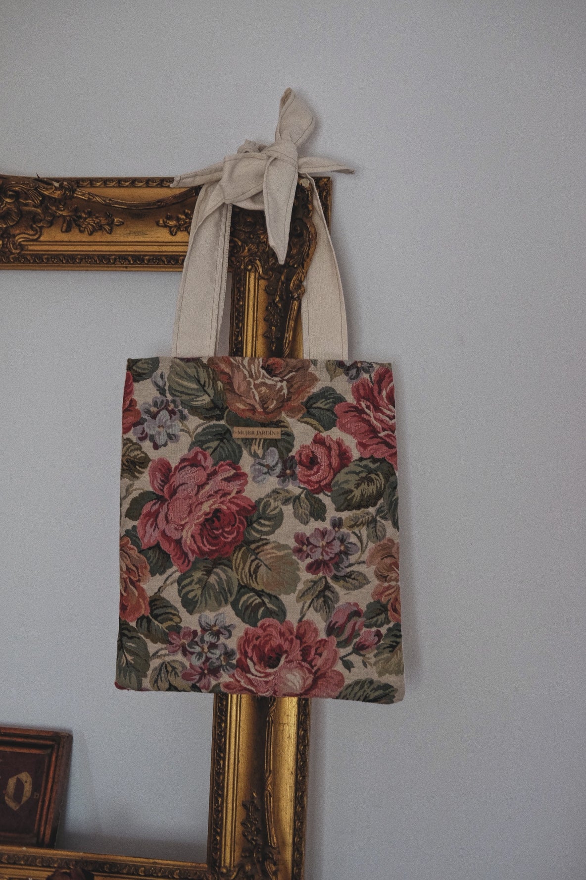 Tote bag Rosas blancas