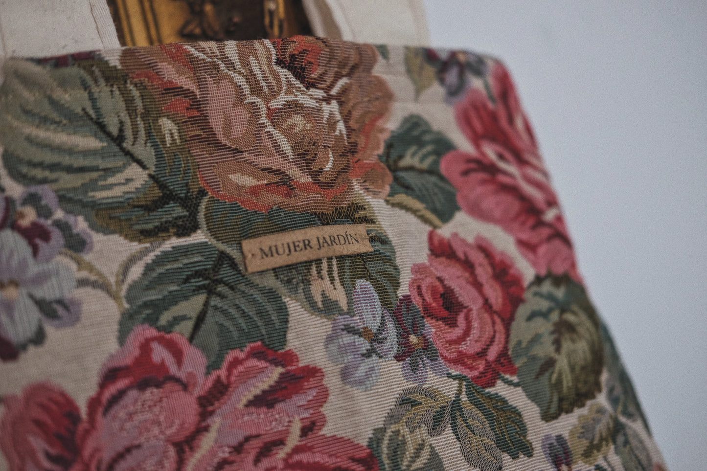 Tote bag Rosas blancas