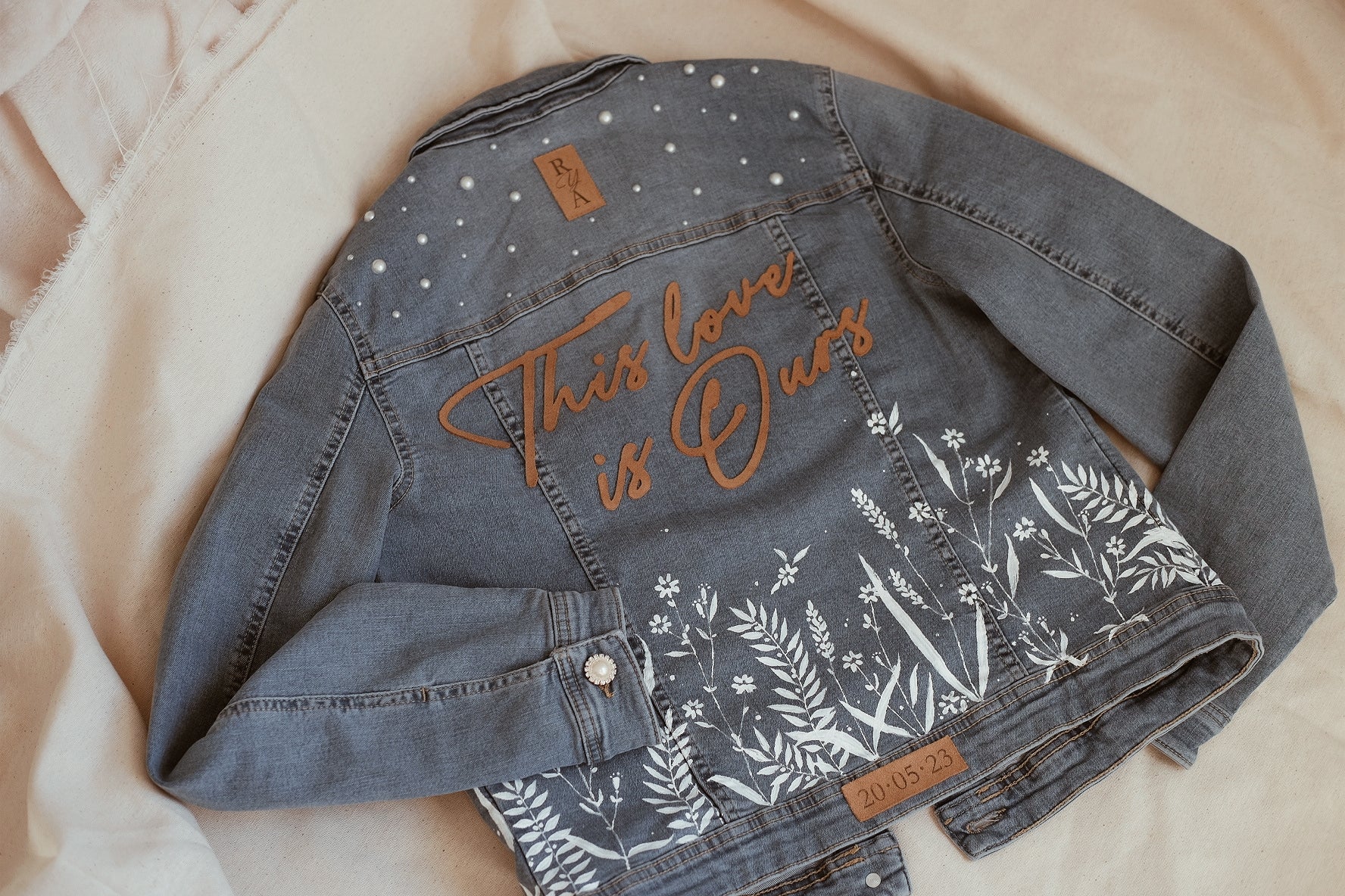Jean Jacket Chaquetas Vaqueras Para Novias Vestido De Novia Con