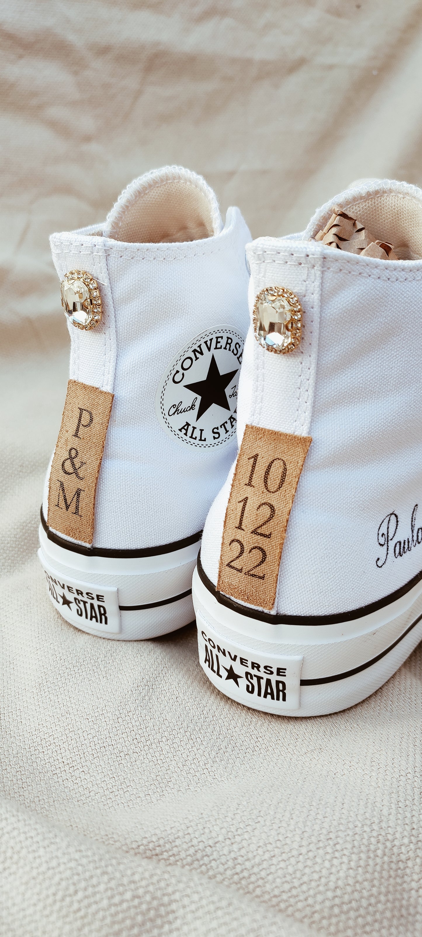 Zapatillas novia CONVERSE personalizadas