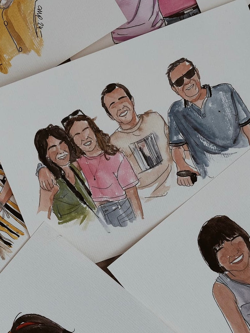 Ilustración personalizada - Estilo acuarela
