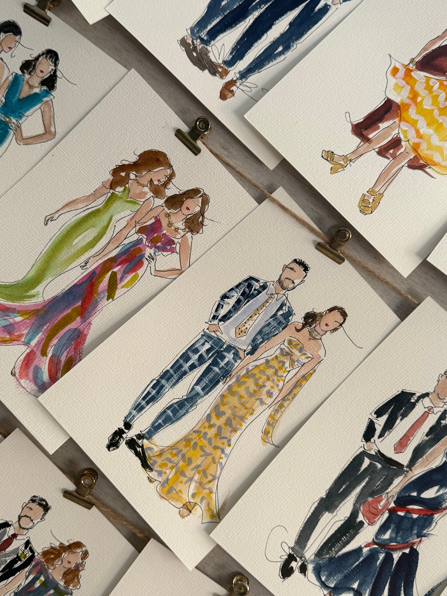 Ilustración personalizada - Estilo Arte en Vivo