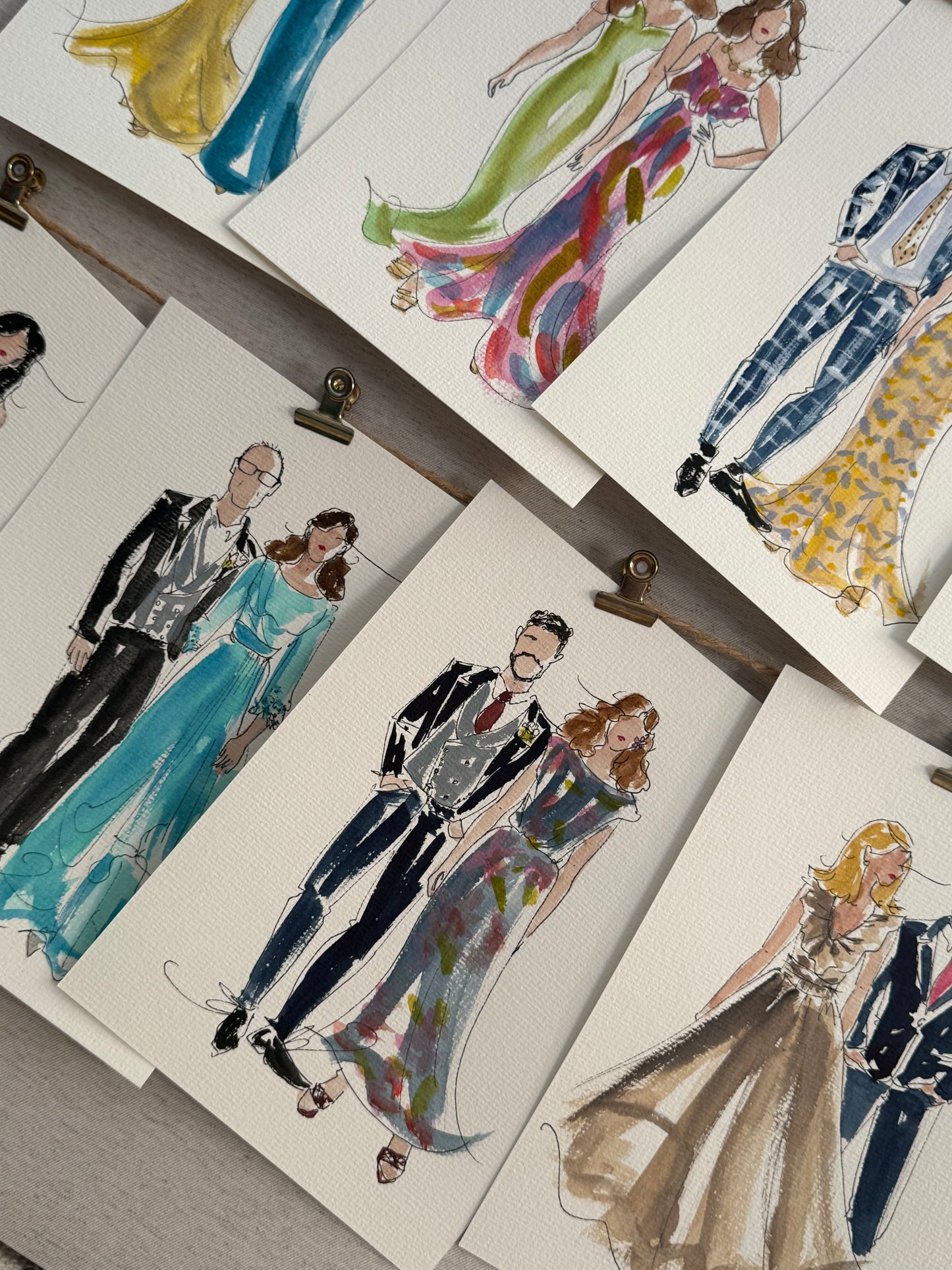 Ilustración personalizada - Estilo Arte en Vivo