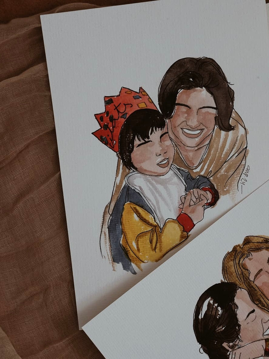 Ilustración personalizada - Estilo acuarela