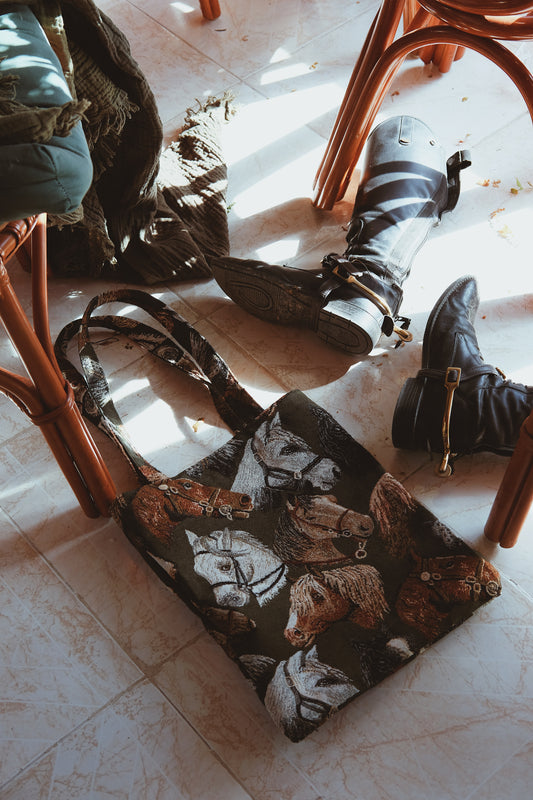 Tote bag caballos